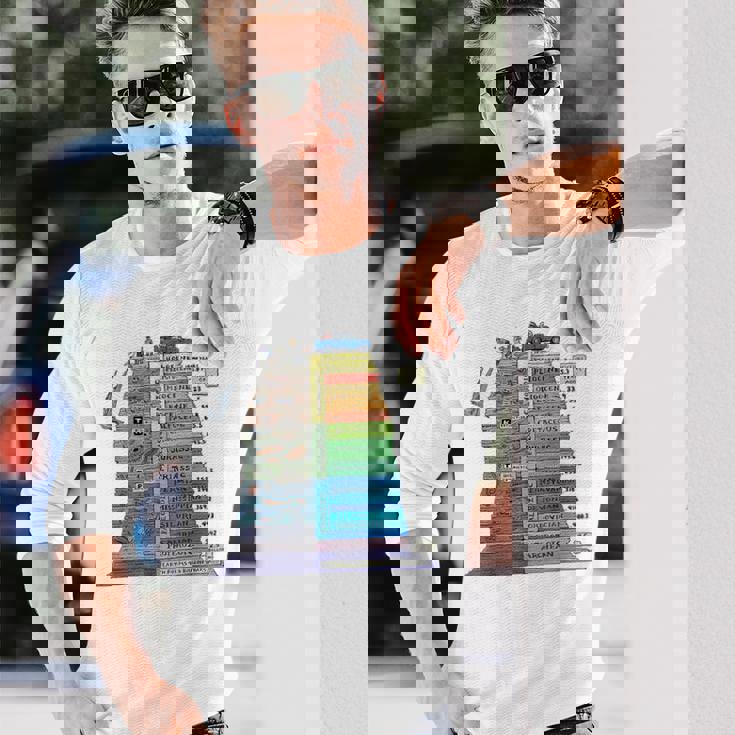 地質タイムスケール地質学者 長袖Tシャツ 彼への贈り物