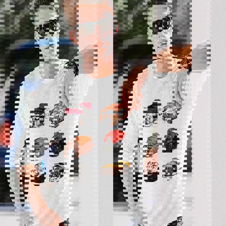 寿司シーズー 長袖Tシャツ 彼への贈り物