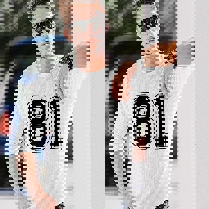 番号 81 長袖Tシャツ 彼への贈り物