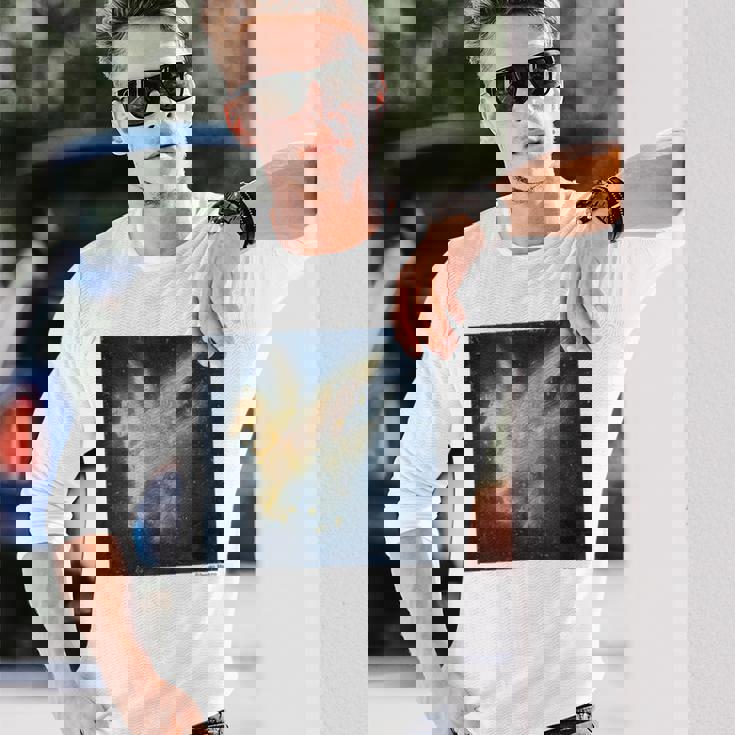 詩とメルヘン 牧野 鈴子 ペガサス 長袖Tシャツ 彼への贈り物