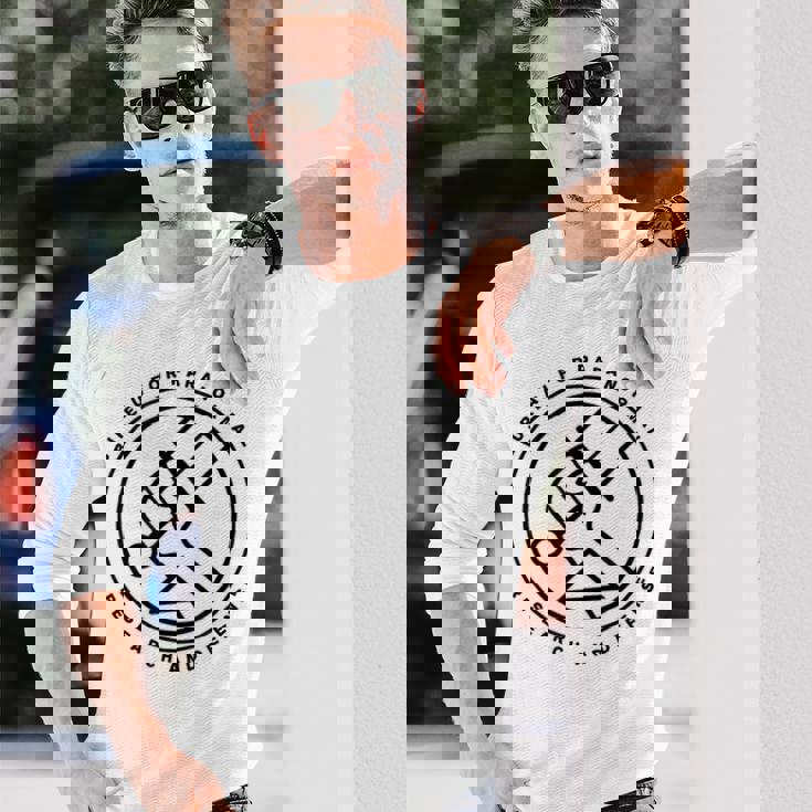 超常現象研究と防衛のためのbprd Bureau 長袖Tシャツ 彼への贈り物