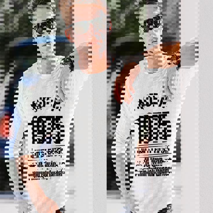 限定版 1975年 誕生日 1975年 1975年生まれ 長袖Tシャツ 彼への贈り物