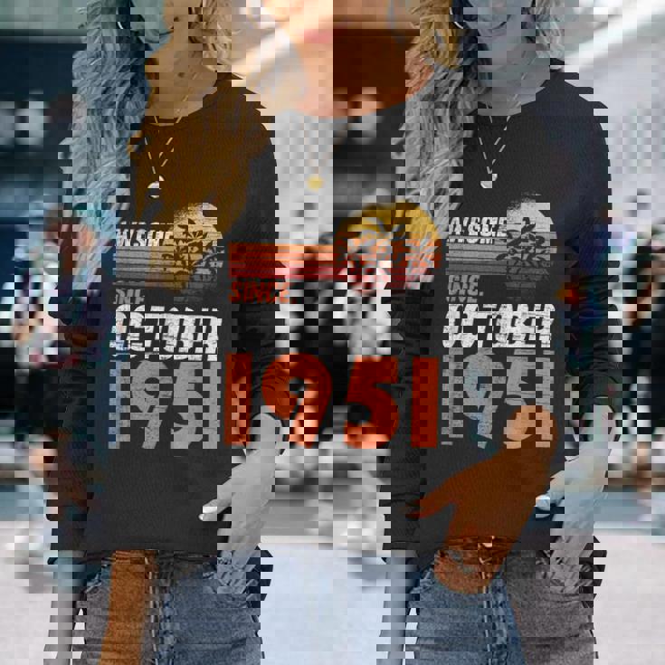 1951年10月 誕生日 長袖Tシャツ 彼女への贈り物