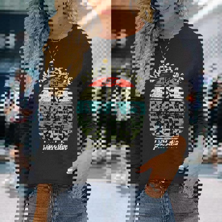 2015年3月18日 10歳の誕生日 10歳 2025年 誕生日 長袖Tシャツ 彼女への贈り物