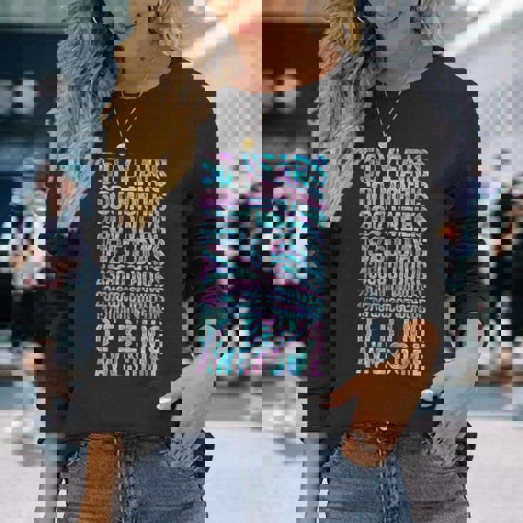 50歳の誕生日の面白いシャツ オールドメーター 面白い50歳ギフト 長袖Tシャツ 彼女への贈り物