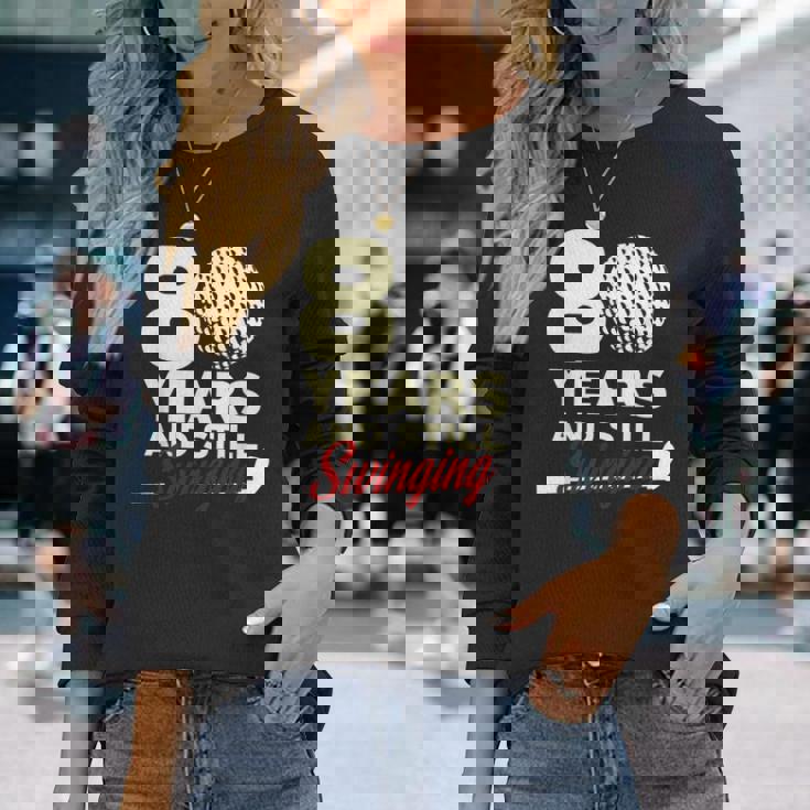 80 Years Andtillwinging 長袖Tシャツ 彼女への贈り物