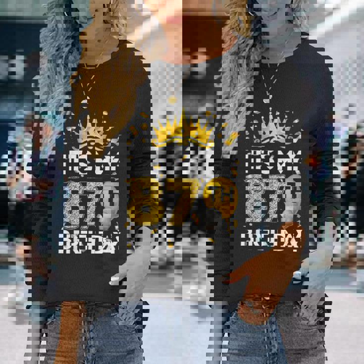 87歳の誕生日プレゼント 87歳の誕生日 87歳の誕生日 長袖Tシャツ 彼女への贈り物