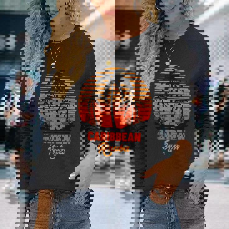 Aruba Caribbean Sea Beach Vacation Tank Top Long Sleeve T-Shirt Gifts for Her