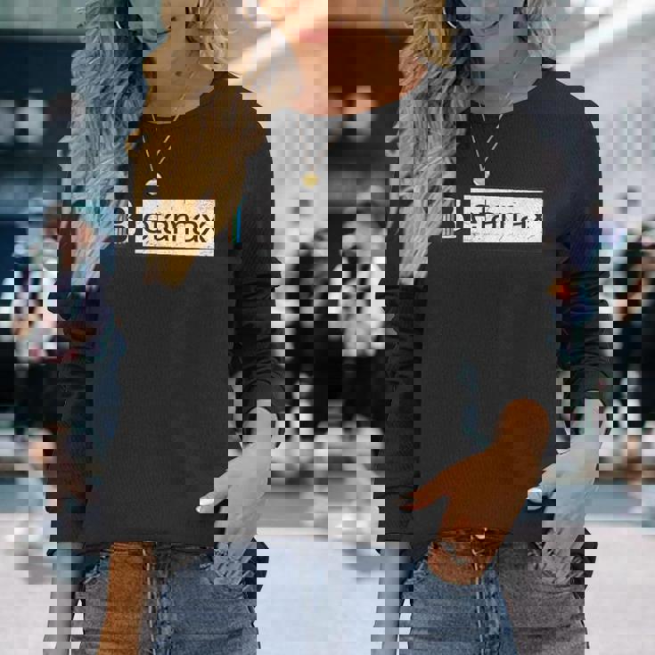 Betamaxideo Homeystemcr ノスタルジア 長袖Tシャツ 彼女への贈り物