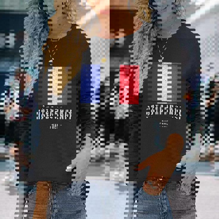 Château-Renault France 長袖Tシャツ 彼女への贈り物