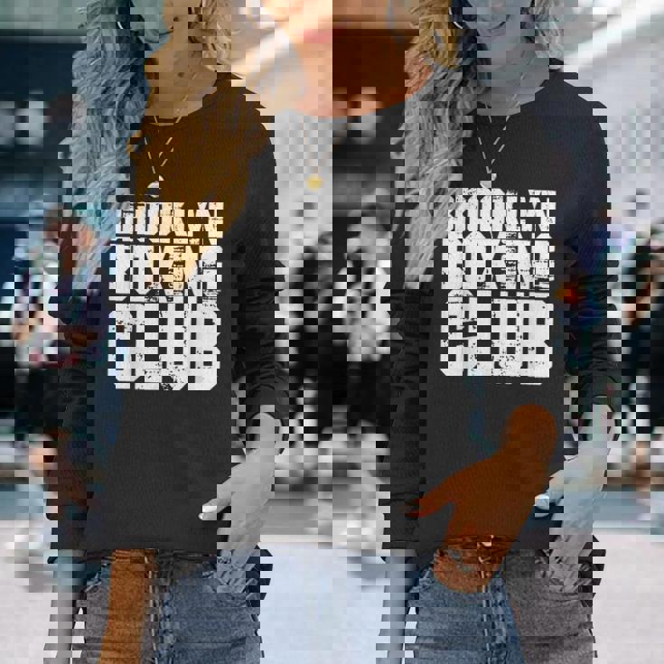 Cool Boxing ブルックリンボクシングクラブtシャツ 長袖Tシャツ 彼女への贈り物