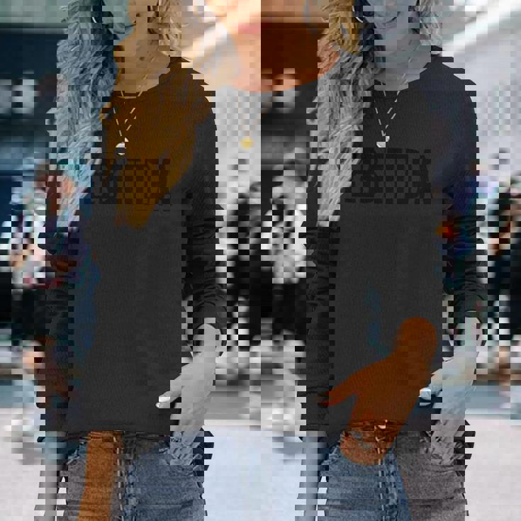 Ebitda 長袖tシャツ 長袖Tシャツ 彼女への贈り物