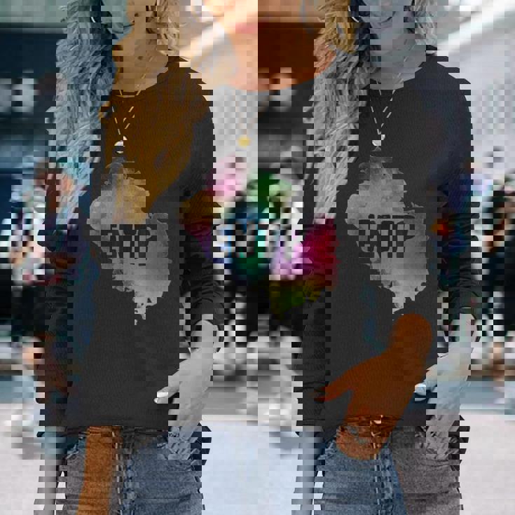 Entp Extrovert Myers Briggs パーソナリティタイプ 水彩画 長袖Tシャツ 彼女への贈り物