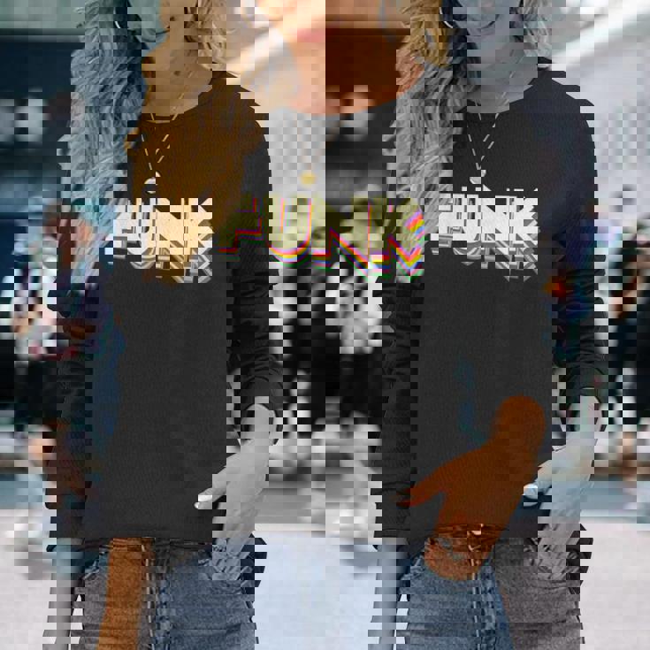 Funk ファンク、ソウル、ジャズ&ヒップホップミュージック ファン向け 長袖Tシャツ 彼女への贈り物