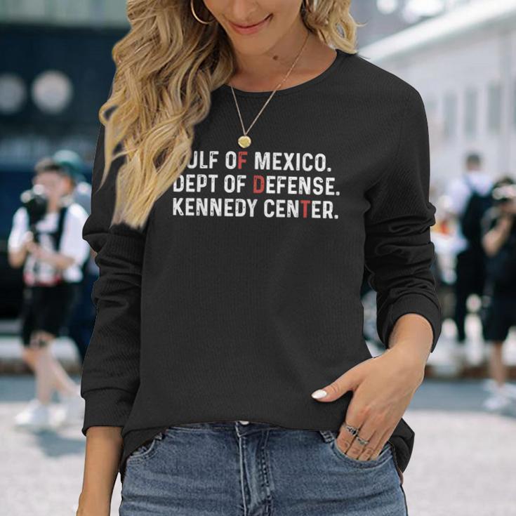 Gulf Of Mexico Dept Of Defense Kennedy Center Long Sleeve T-Shirt Gifts for Her Gulf Of Mexico Dept Of Defense Kennedy Center Long Sleeve T-Shirt Gifts for Her