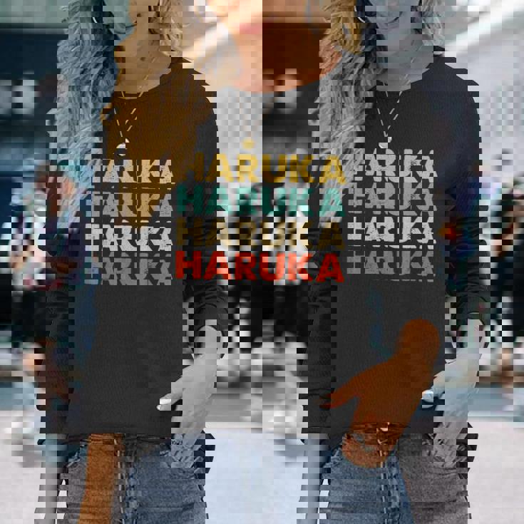 Haruka 遥 長袖Tシャツ 彼女への贈り物