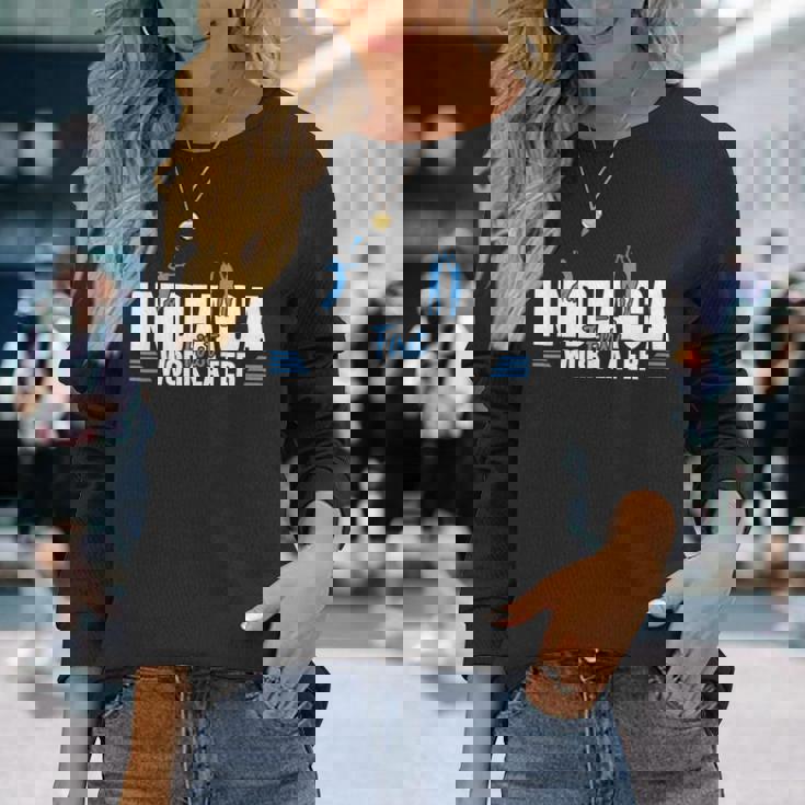 Indiaca First Work Later Handhuttlecock Peteca Indiaca 長袖Tシャツ 彼女への贈り物