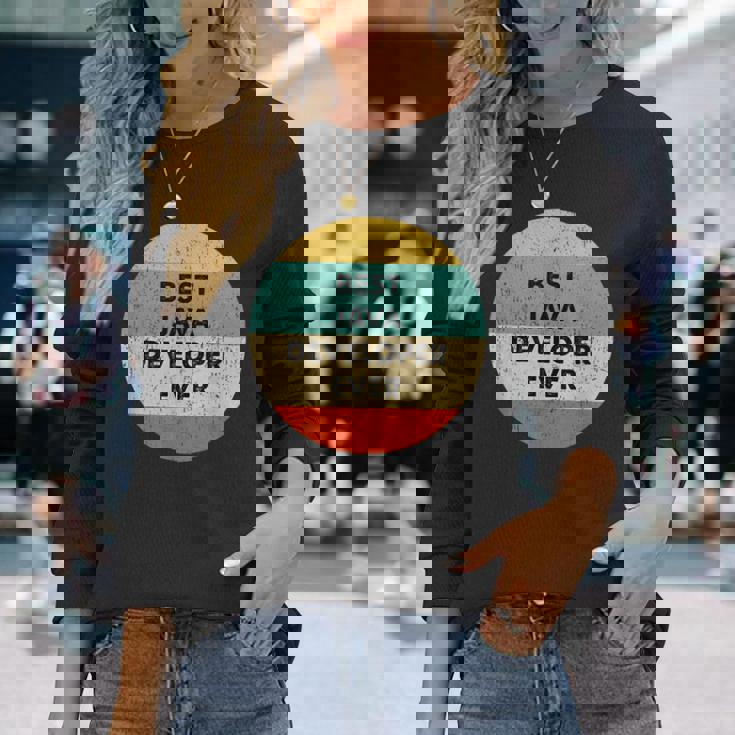 Javaデベロッパーシャツ 長袖Tシャツ 彼女への贈り物