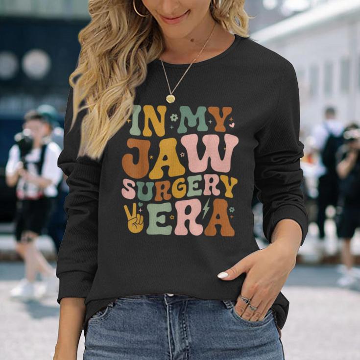 In My Jaw Surgery Era Broken Jaw Surgery Recovery Long Sleeve T-Shirt Gifts for Her