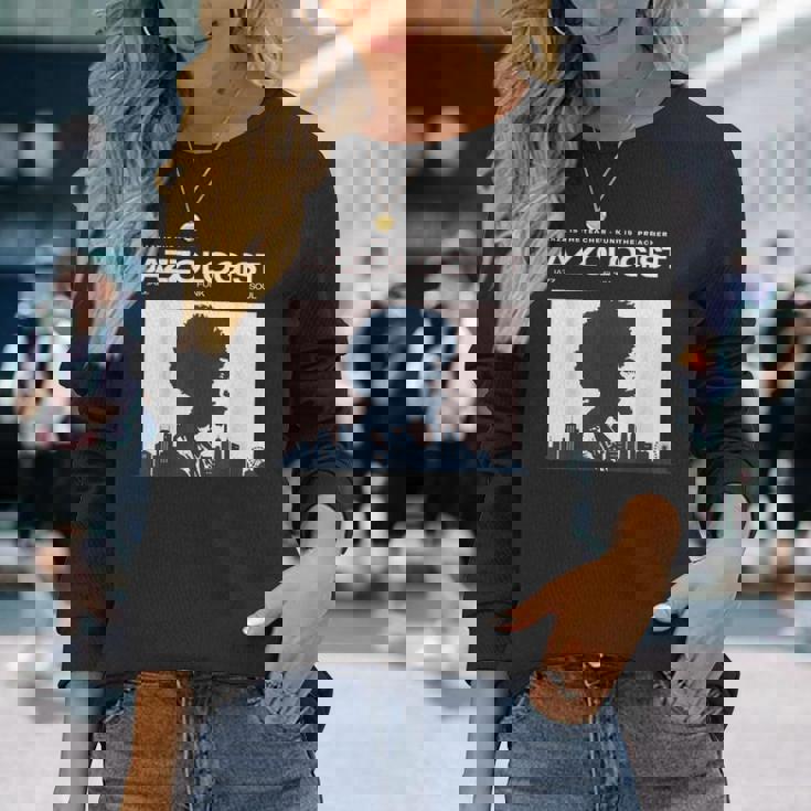 Jazzologist ヴィンテージ ジャズ ミュージック ジャズ ファンク ソウル 長袖Tシャツ 彼女への贈り物