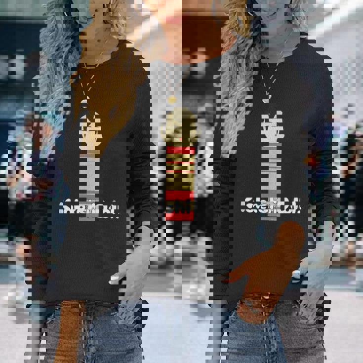 Kokeshi Doll こけし 人形 昭和 大正 レトロ お土産 グッズ 長袖Tシャツ 彼女への贈り物