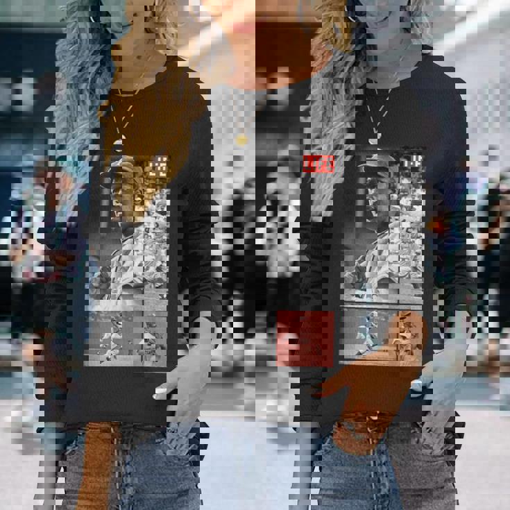 Life Picture Collection _ ジャッキー ロビンソン7 _ 野球 長袖Tシャツ 彼女への贈り物