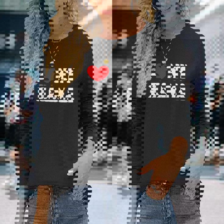 I Love My Hama アイ・ラブ・マイ・ハマ 長袖Tシャツ 彼女への贈り物