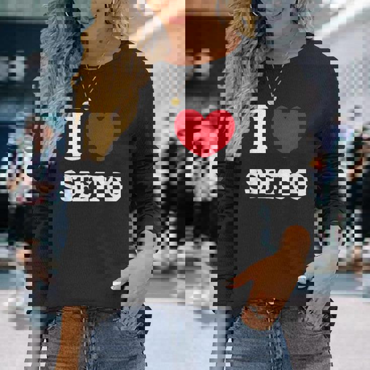 I Loveeto アイラブ瀬戸 長袖Tシャツ 彼女への贈り物