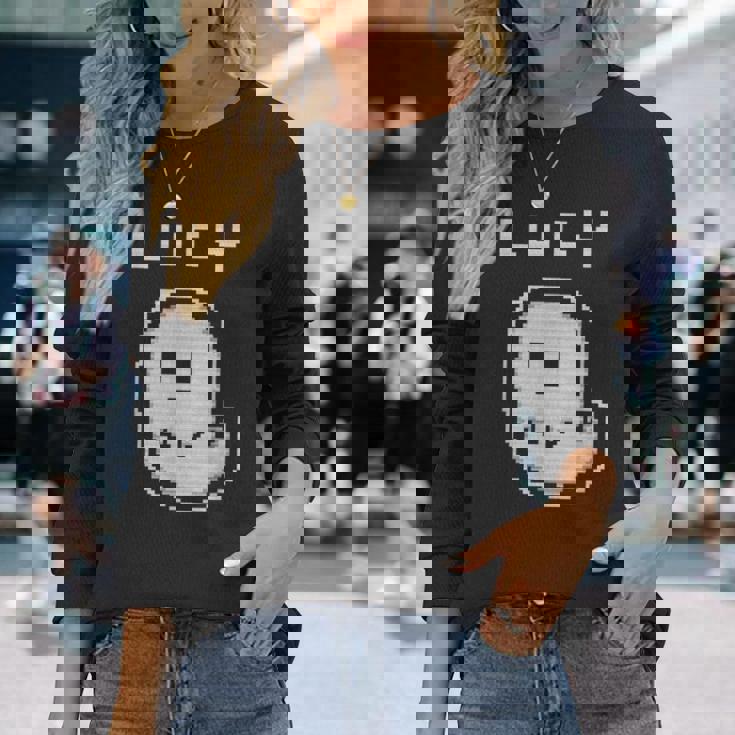 Lucyのおばけちゃん 長袖Tシャツ 彼女への贈り物