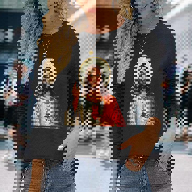 Myuperhero Is Jesus、Faith Love Godシャツ 長袖Tシャツ 彼女への贈り物