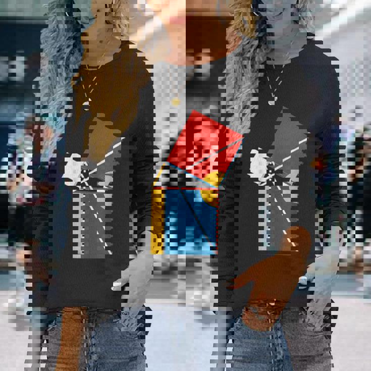 Nerdy Byrne's ピタゴラスの定理 幾何学 数学教師 Wt 長袖Tシャツ 彼女への贈り物