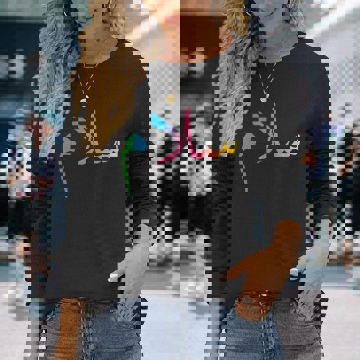 Peace Anti War アラビアサラームtシャツ 長袖Tシャツ 彼女への贈り物