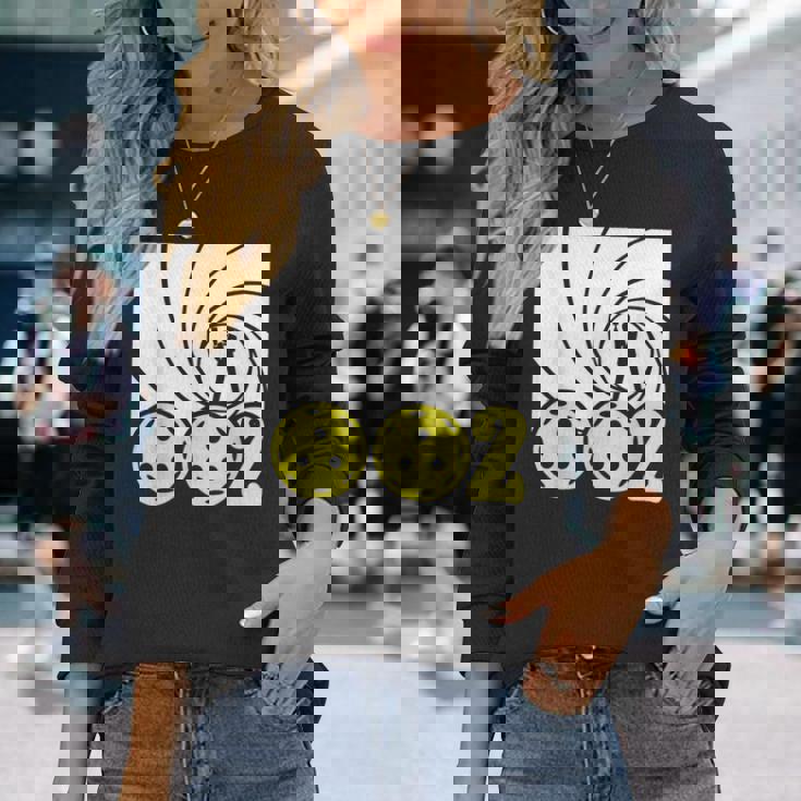 Pickleball 002 スパイパロディ 面白いピックルボールパドルプレーヤー 長袖Tシャツ 彼女への贈り物