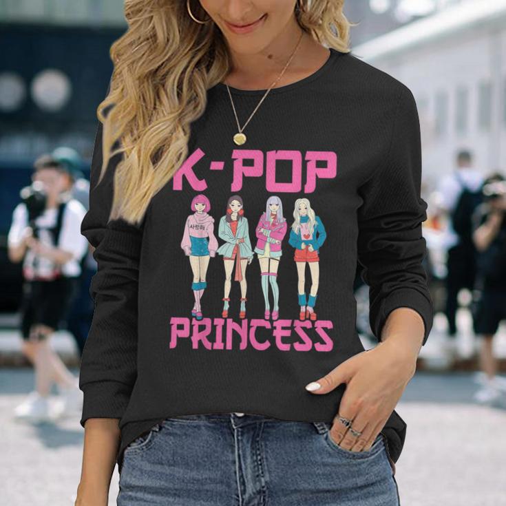 Princesa Del K-Pop En El K-Pop Camiseta de manga larga Regalos para ella