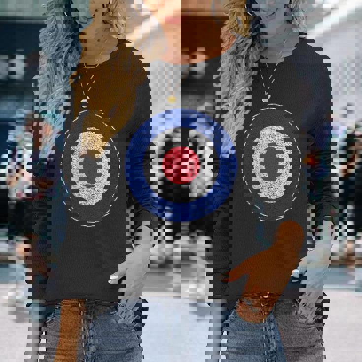 Raf Roundel 英国空軍 英国英語 長袖Tシャツ 彼女への贈り物