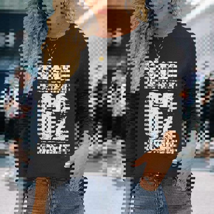 So Gut Kann Mit 62 Aussehen 62歳 男 還暦 長袖Tシャツ 彼女への贈り物