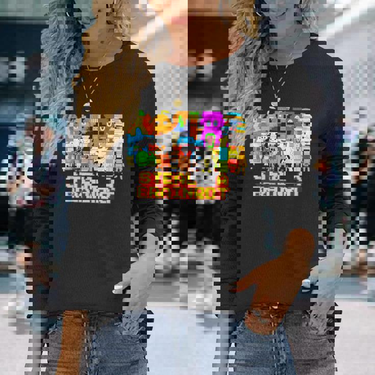 Steal A Brainrot Meme ビデオゲーム キッズゲーマー 長袖Tシャツ 彼女への贈り物