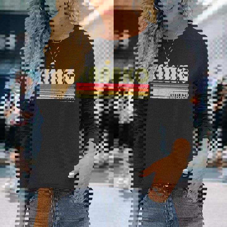 【佳菜子 かなこ カナコ】名前 名字 家族お揃い ギャグ ネタ ウケ狙い 贈り物 ギフト 面白い おもしろ 長袖Tシャツ 彼女への贈り物