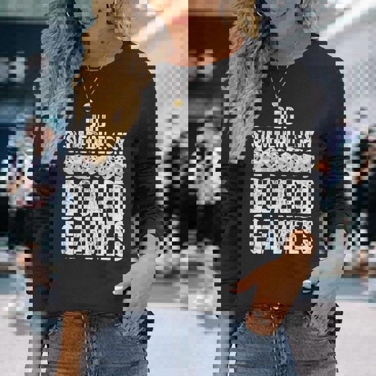 おもしろボードゲームシャツ Didomeoneay ボードゲーム 長袖Tシャツ 彼女への贈り物