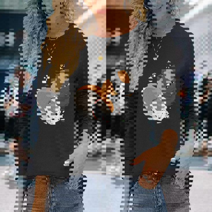 おもしろ猫ニャンコ先生 長袖tシャツ 長袖Tシャツ 彼女への贈り物