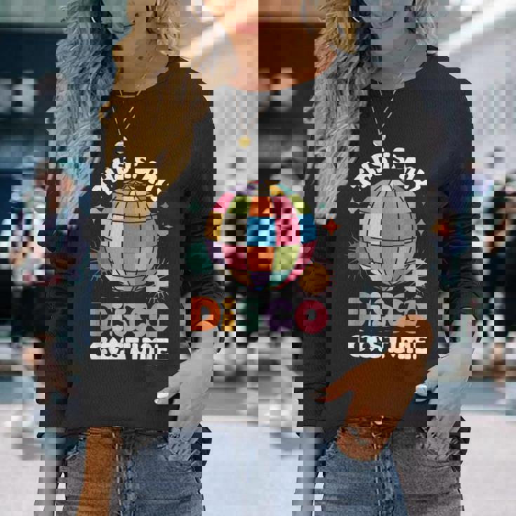 これは私のディスココスチュームrecto 1970年代のファンキーな面白いです 長袖Tシャツ 彼女への贈り物