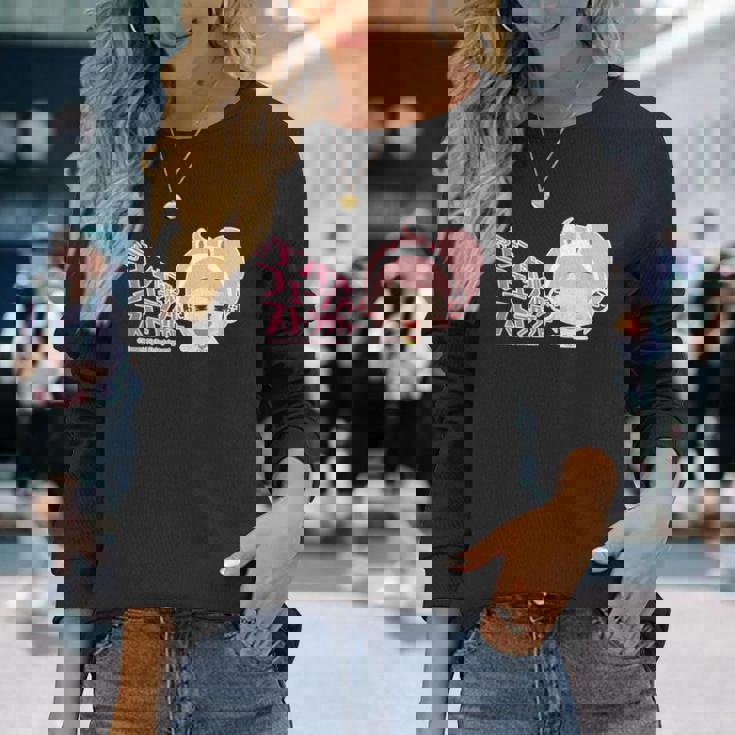 ひなビタ あのね！ めう06「テンポラル・フェージング・ストラクチャー」 長袖Tシャツ 彼女への贈り物