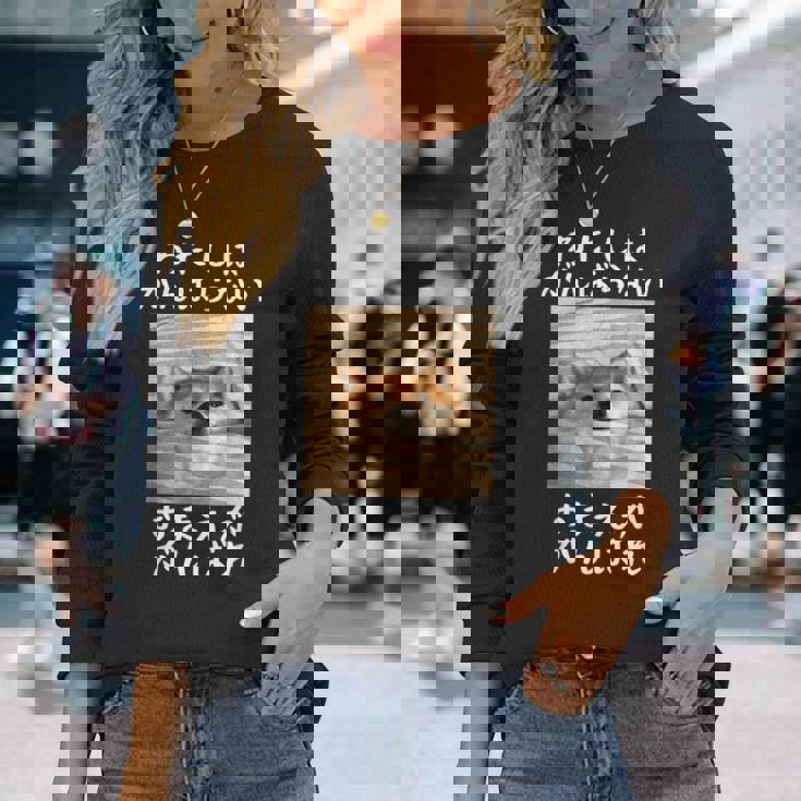 わたしはがんばらないおまえががんばれ 柴犬 文字入り おもしろ 筆文字 面白い 服 面白い 長袖Tシャツ 彼女への贈り物