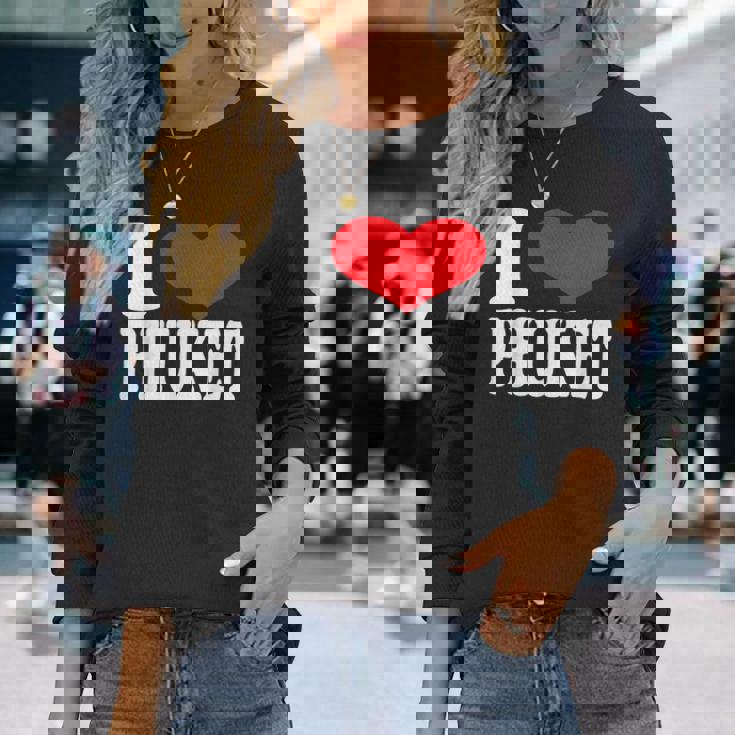 アイラブプーケット 長袖Tシャツ 彼女への贈り物