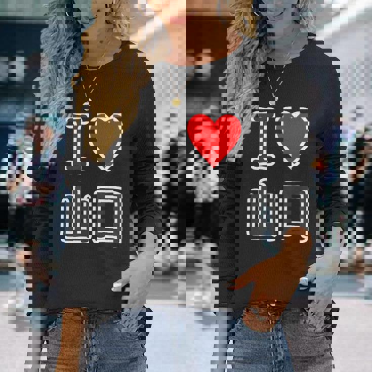 アイラブ・山口（I Love やまぐち）【47都道府県・市区町村】ジモt ジモティ 旅行 観光お土産 ご当地・面白 長袖Tシャツ 彼女への贈り物