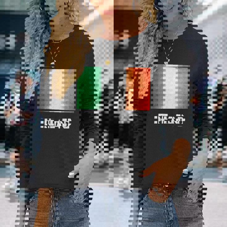 アイルランド国旗tシャツ 長袖Tシャツ 彼女への贈り物