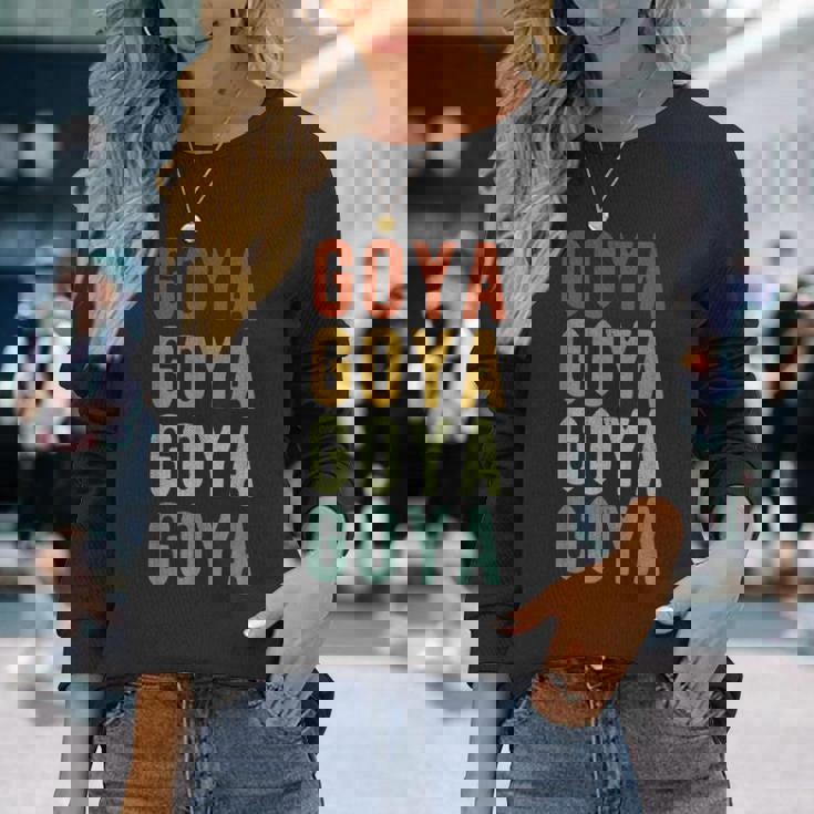 アルゼンチン・ゴーヤ市 レトロ 長袖Tシャツ 彼女への贈り物