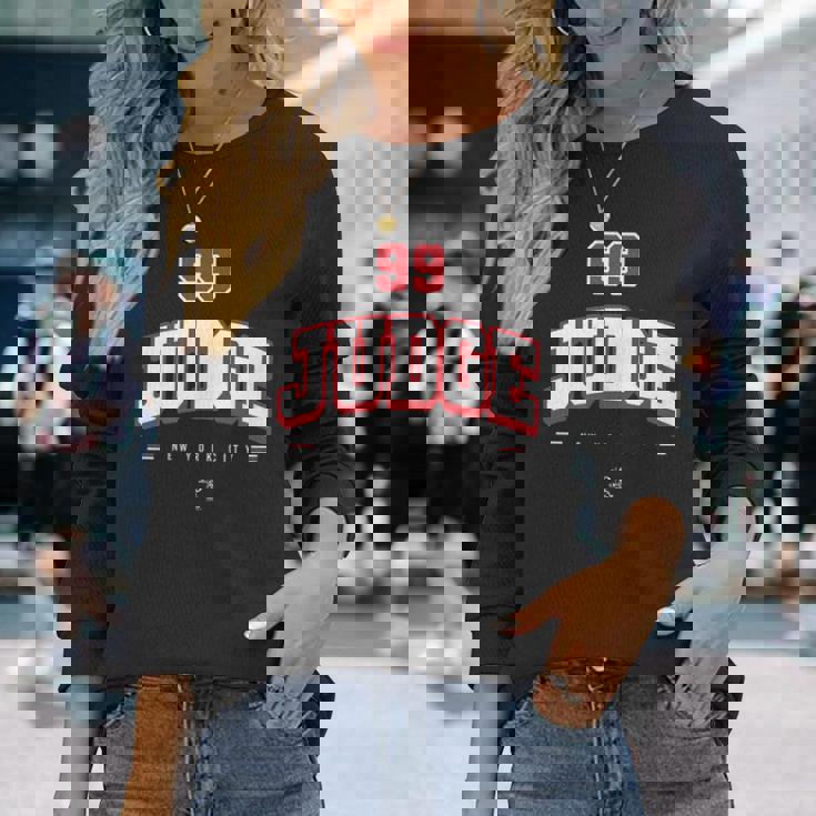 アーロン・ジャッジ選手アーチ・ゲームデー 長袖Tシャツ 彼女への贈り物