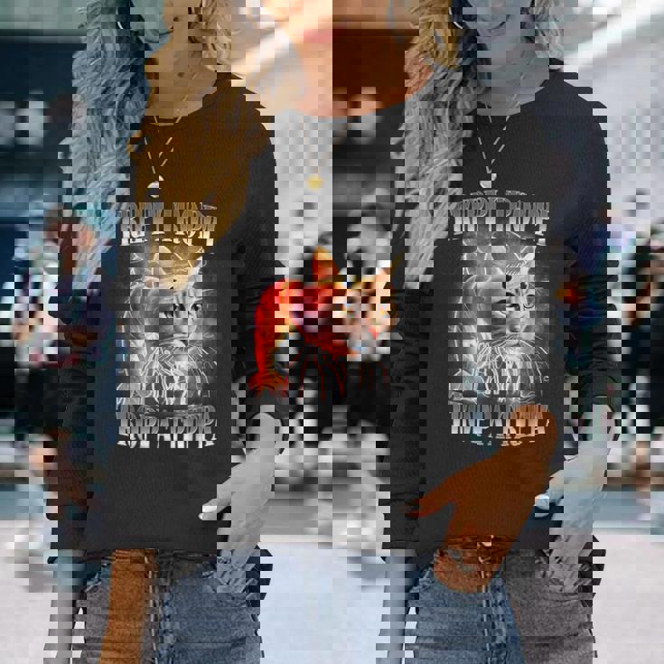 イタリアン ブレイン ロート トリッピ トロッパ トリッパ 長袖Tシャツ 彼女への贈り物