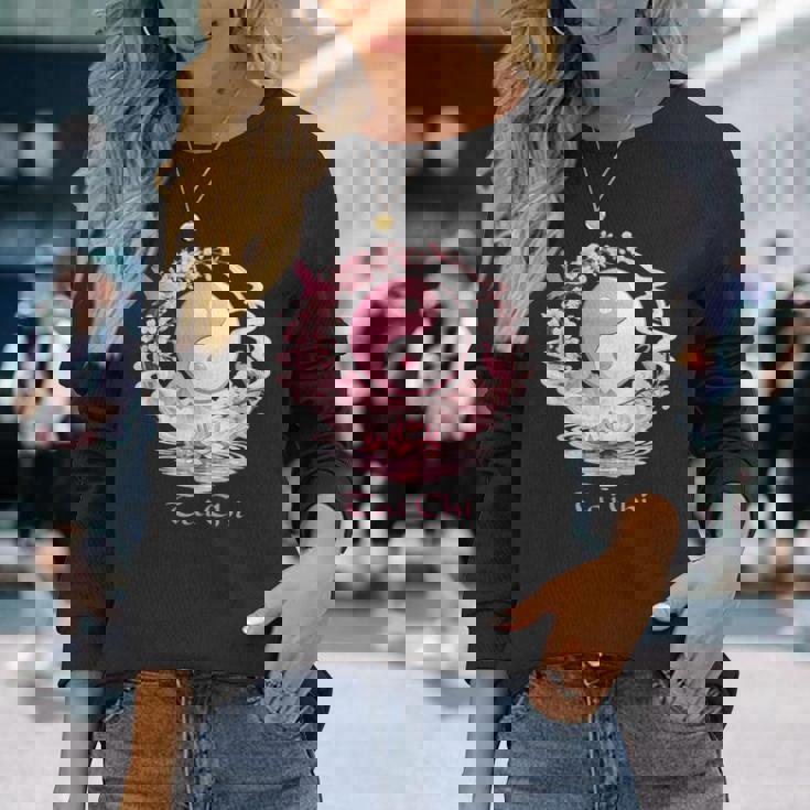 インストラクターと実践者のための太極拳tシャツ 長袖Tシャツ 彼女への贈り物